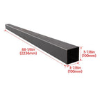 Steel Raw RV Rear Bumper Standard 4x4 With Bumper Plug For RV Camper