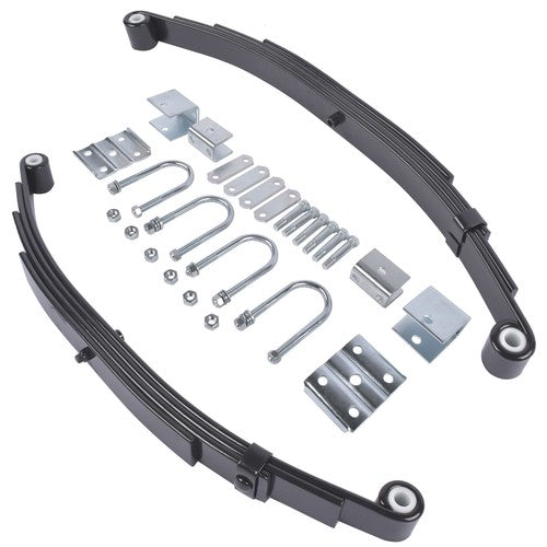 3500lb Single Trailer Axle Suspension Kit Leaf Spring U-bolt & Hanger Kit