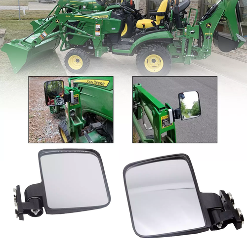 Magnetic Tractor Mirrors Pair 228LB for Kubota BX B for John Deere 1025R Crawler