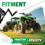 1 Point Hitch Implement Lift Adjustable For ATV UTV Lawn Tractor w/ 2" Receiver