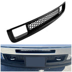 Lower Bumper Mesh Grille Gloss Black for 07-13 Sierra 1500 Denali Pickup