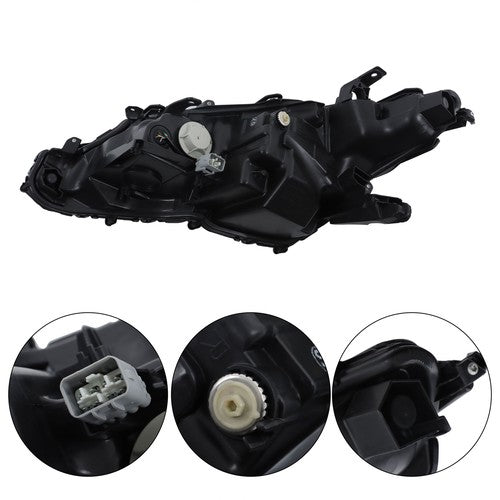 Black Housing For 21 22 Toyota Camry XSE XLE Full LED Headlight Assy Right Side