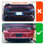 For 2015 2023 Dodge Charger SRT Factory Style Rear Diffuser Bumper Valance Lip PP