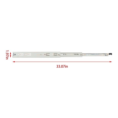 1 Pair 18 Inch 150 Lb Capacity Heavy Duty Locking Drawer Slides