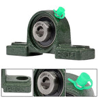 6PCS UCP201-8 Pillow Block Bearing 1/2" Bore 2 Bolt Cast Iron Base Self-Aligning