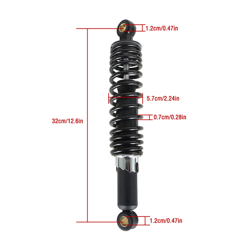 12.6'' 320mm Motorcycle Rear Shock Absorber Suspension For Honda Suzuki ATV