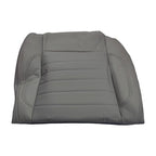 Left Driver Bottom Leather Seat Cover Gray for 2010 2014 for Ford Mustang GT