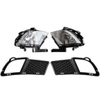 Front Bumper Fog Lights & Covers Set for 2010-2012 for KIA Forte Sedan