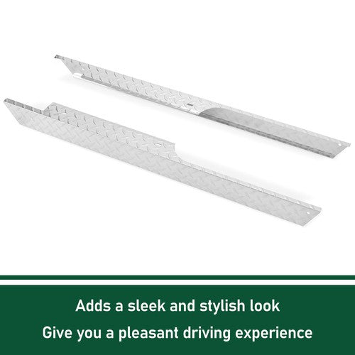 Silver Rocker Panel Diamond For EZGO TXT 1994-2013  Golf Cart Side Plate Cover