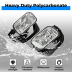 For 09-12 18 Dodge Ram 1500 2500 3500 Bumper Fog Lights Driving Lamps W Bracket