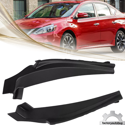 Windshield Wiper Side Cowl Extension Cover 2PC for 2013-2019 for Nissan Sentra