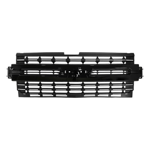 Front Bumper Grill for Chevrolet Silverado 1500 2019 2020 2021 Gloss Matte Black