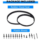 Fit For 08-22 Dodge Challenger Front Bumper Hood Weatherstrip Seal With Rivets