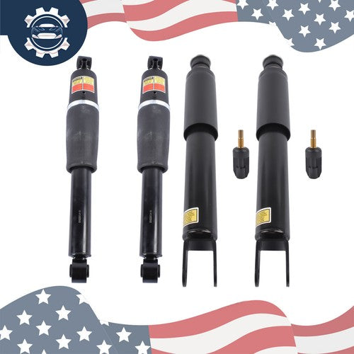 2× Rear + 2× Front Air Suspension Shocks For Chevy GMC Cadillac SUV 25979391