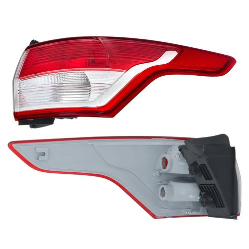 For Ford Escape 2013 2014-2016 Left+Right Side Rear Tail Light Brake Lamp Chrome