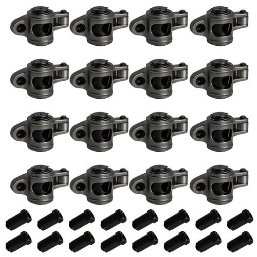 For Chevy SBC 267 350 1.6 Ratio 7/16" Full Roller Rocker Arms No Self-Aligning