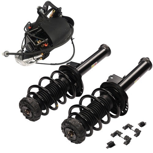 Set of 3 Front Shock Strut Assys & Air Compressor For Cadillac XTS 3.6L V6 13-19