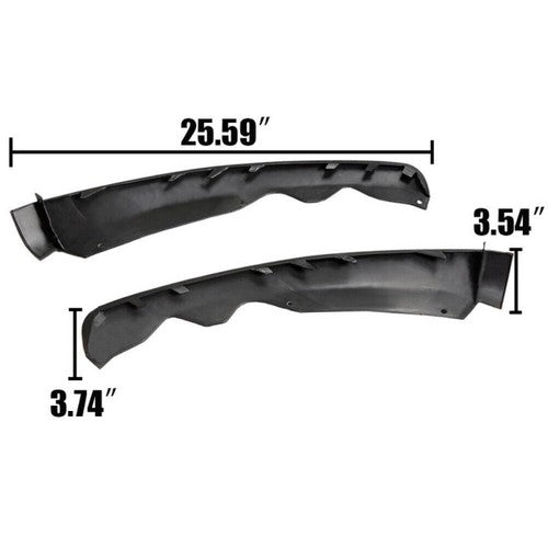Front Bumper Lower Lip Valance Panel Cover LH RH for 2013-2016 Ford Fusion