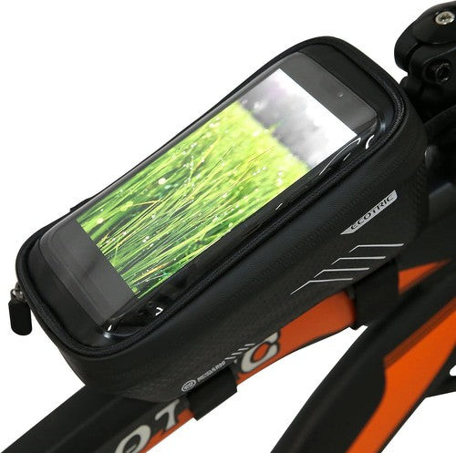 Bike Phone Front Frame Bag Bicycle Top Tube Cycling Phone Mount Pack For ECOTRIC
