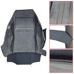 Left Driver Bottom Leather Seat Cover Gray for 2010 2014 for Ford Mustang GT