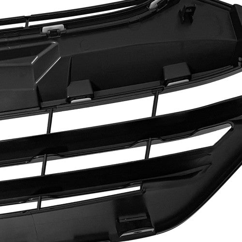 Front Bumper Gloss Black Mesh Grille Grill for 2017-2019 for Honda CR-V