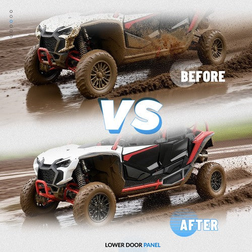 Black Rear Lower Door Panels Insert For Honda Talon 1000X 4 20-24 08P71 HL7 A20