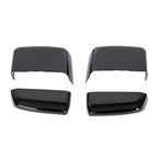 Fits Gloss Black Tow Mirror Cap Cover for Chevy Silverado GMC Sierra 2014-2019