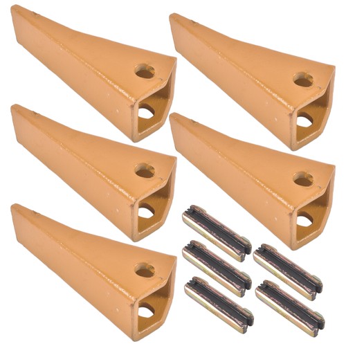 23 230 Series 230S Bucket Teeth with 23TF/23FP Flex Pins for Excavator 5 Piece