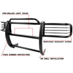 Bull Bar Grille Guard Black Steel Power Coated for Isuzu Rodeo Amigo 1998-2004