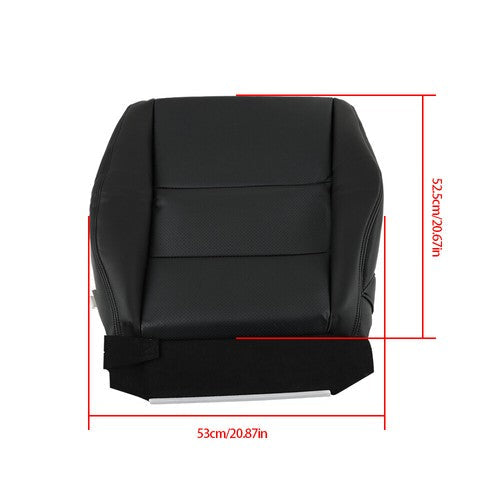 New For Acura RDX 2007-2012  Driver Bottom Perforated Leather Black Seat Cover