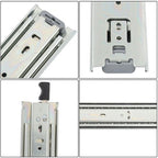 1 Pair 20 Inch 150 Lb Capacity Heavy Duty Locking Drawer Slides