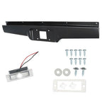 Rear Steel Bumper Roll Pan For Chevy S10 GMC S15 Sonoma Pickup 1982-1993 Black