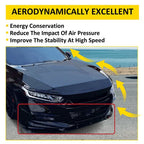 Front Bumper Lip Spoiler Splitter for 18-20 Honda Accord Sport Glossy Black