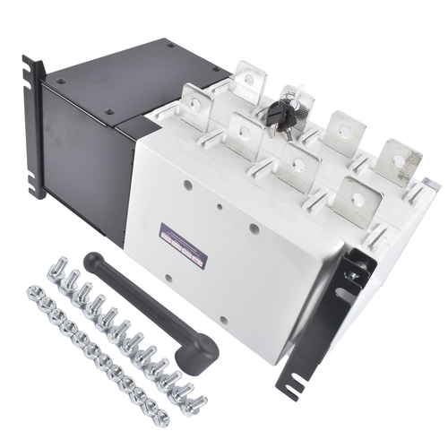 Industrial Automatic Transfer Switch 4P 630A 110V or 220V Plastic Copper Steel
