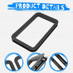 15.7 x 24.8 Black RV Entrance Door Window Frame for Camper Trailer