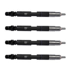 4Pcs Common Rail Diesel Fuel Injectors Black Fits JCB T4 Excavator 444 Engine