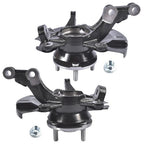 2Pcs Front Steering Knuckle Assembly for Dodge Attitude Hyundai Accent 1.4L 1.6L