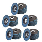 PACK 50 PREMIUM ZIRCONIA FLAP DISC SANDING GRINDING 4-1/2" X 7/8" 40 GRIT