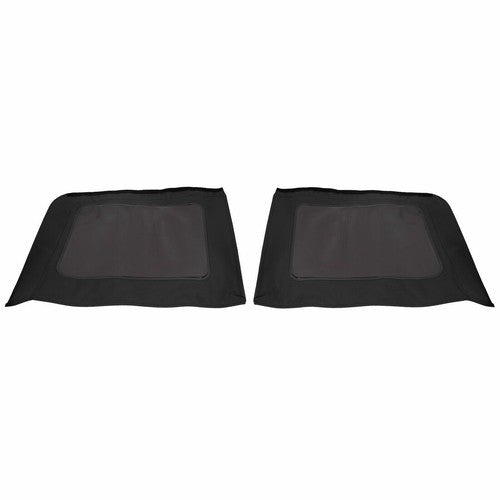 Fit Jeep Wrangler 4 DR JK Soft Top 2007-2009 Tinted Windows Black Sailcloth