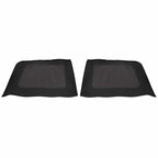 Fit Jeep Wrangler 4 DR JK Soft Top 2007-2009 Tinted Windows Black Sailcloth