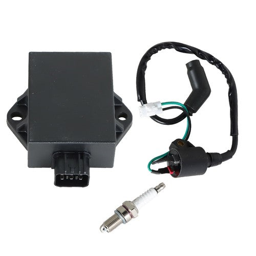 CDI BOX Ignition Coil and Spark Plug For Polaris Sportsman HAWKEYE 300 2008-2011