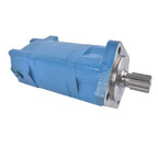 Blue Hydraulic Motor 4 Holes Replacement for Skid Steer Rotary Tiller BM5-400