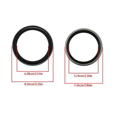 6 PCS Front Wheel Hub Strut Seal For Polaris Scrambler 400 500 1996-1997 3610028