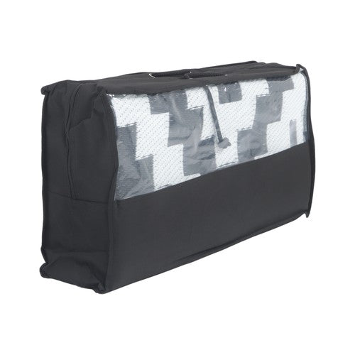 8x10ft Outdoor Plastic Straw Rug For Camping Outdoor Carpet Black & White