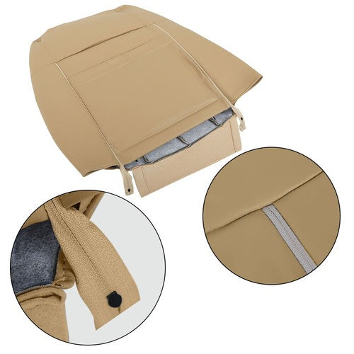 Fit For Ford F150 Lariat 2009-2014  Front Driver Passenger Perforated Seat Cover
