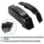 For UTV T-Boss 550 750 560 760 Durable Black Clear PVC Soft Full Door Enclosure