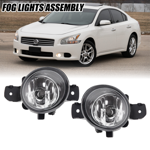 Front Bumper Fog Light Lamp Pair for Nissan Maxima 2009 2010 2011 2012 2013 2014