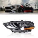 For Ford Mustang 2018-2020 LED DRL Headlights Clear Lamp Front Driver Left Side