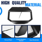 Glass Front Windshield With Wiper For Can-Am Maverick X3 DS RC 2017 2025 ATV UTV
