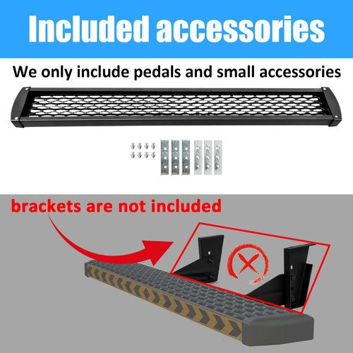 415254 Grip Step 7"x54" Black Rear Step for Ram for Ford for Sprinter